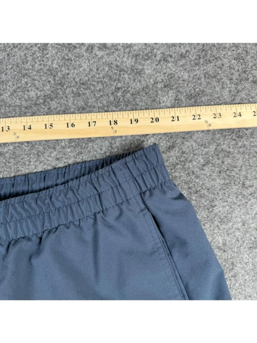 Duluth Trading Co Swim Shorts Mens Size 2XL Blue Lined Elastic Waist Drawstring